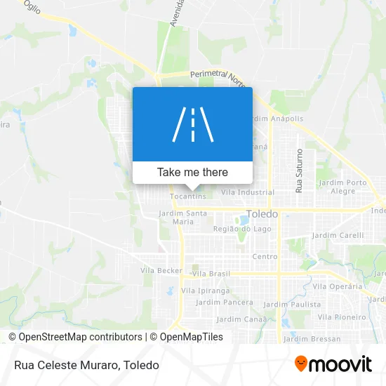 Rua Celeste Muraro map