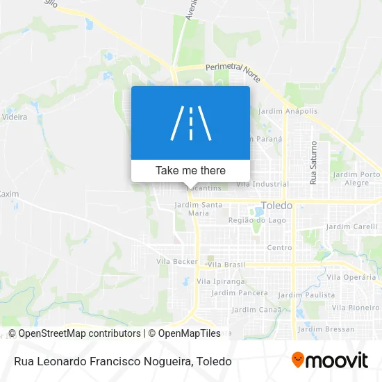 Rua Leonardo Francisco Nogueira map