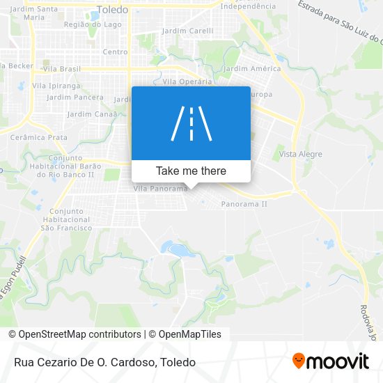 Rua Cezario De O. Cardoso map