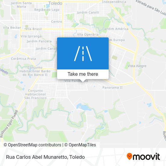 Rua Carlos Abel Munaretto map