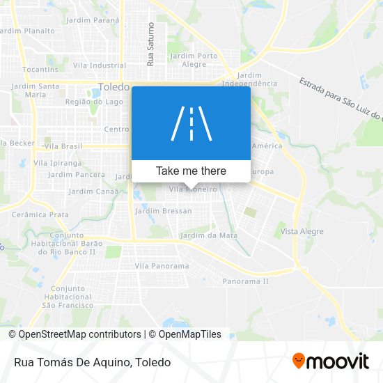 Rua Tomás De Aquino map