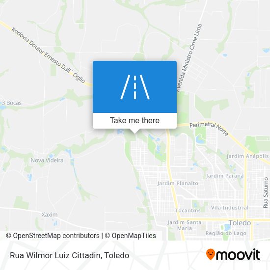 Rua Wilmor Luiz Cittadin map