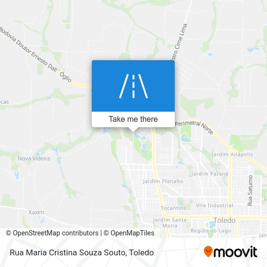 Rua Maria Cristina Souza Souto map
