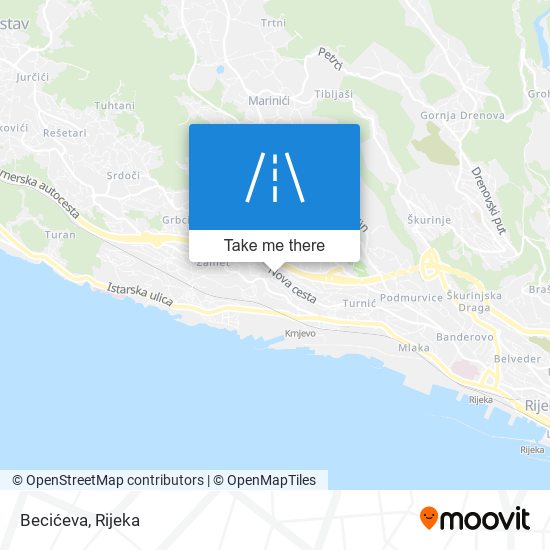 Becićeva map