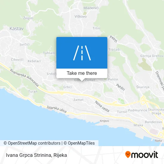 Ivana Grpca Strinina map