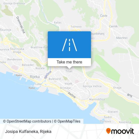 Josipa Kulfaneka map