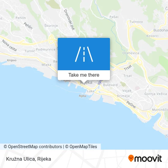 Kružna Ulica map