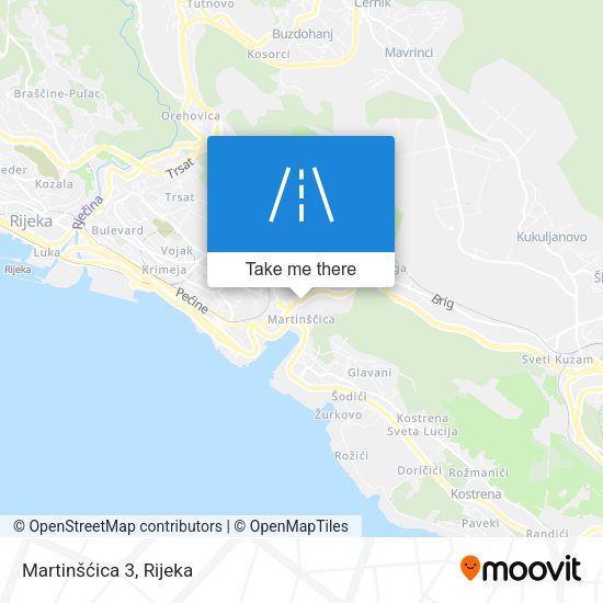 Martinšćica 3 map