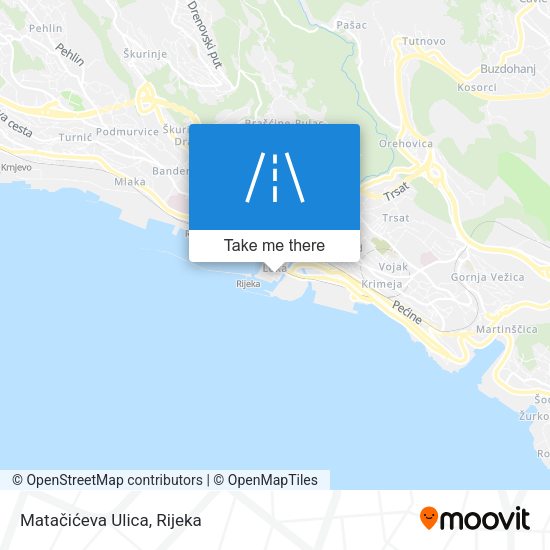 Matačićeva Ulica map