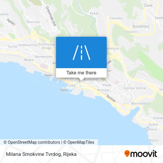 Milana Smokvine Tvrdog map