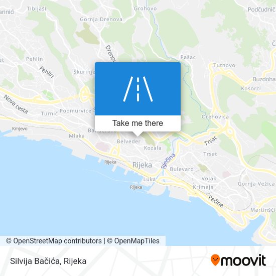 Silvija Bačića map