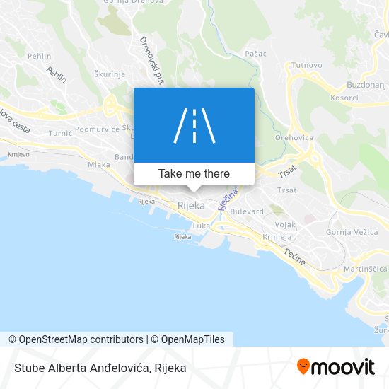 Stube Alberta Anđelovića map