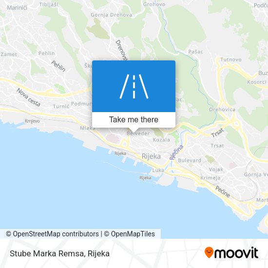 Stube Marka Remsa map