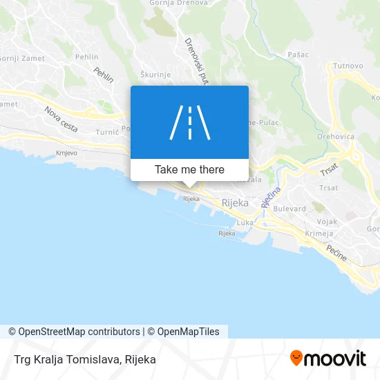 Trg Kralja Tomislava map