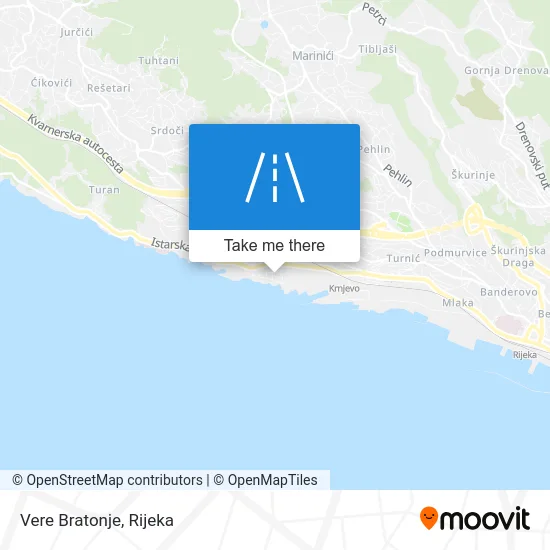 Vere Bratonje map