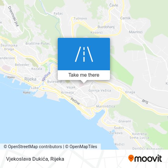 Vjekoslava Dukića map