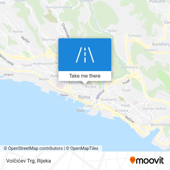 Volčićev Trg map