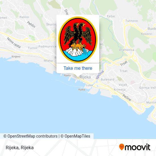 Rijeka map