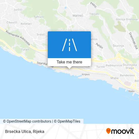Brsečka Ulica map