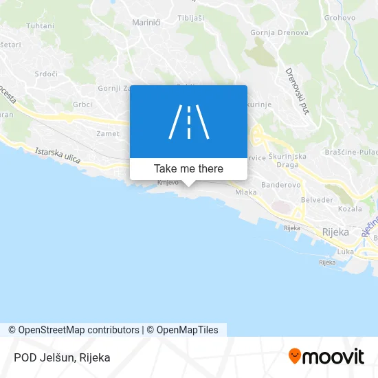 POD Jelšun map