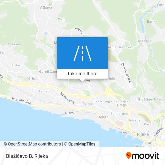 Blažićevo B map