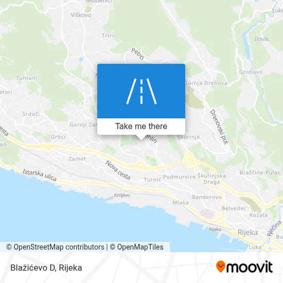 Blažićevo D map
