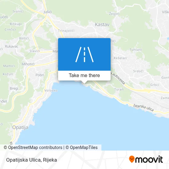 Opatijska Ulica map