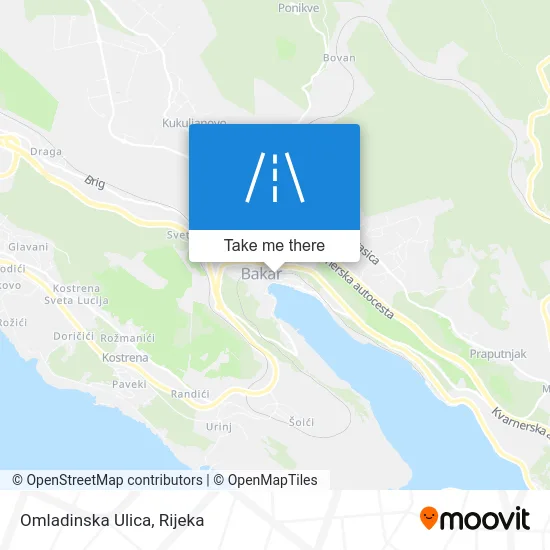 Omladinska Ulica map