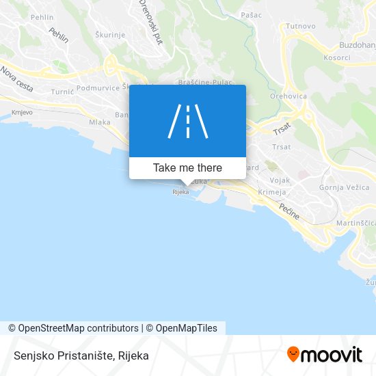 Senjsko Pristanište map