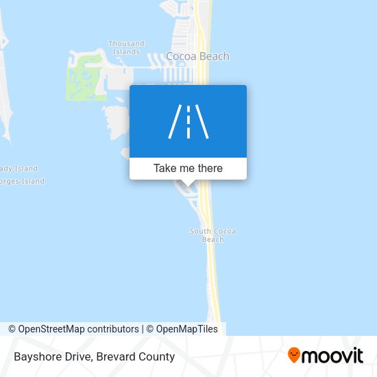 Mapa de Bayshore Drive
