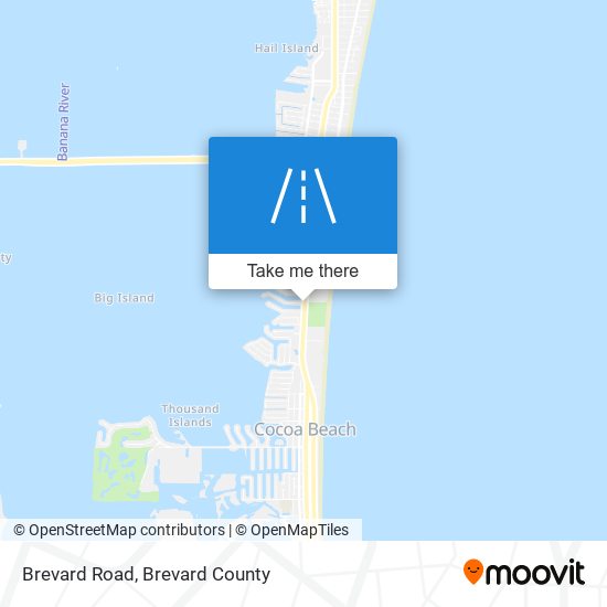 Brevard Road map