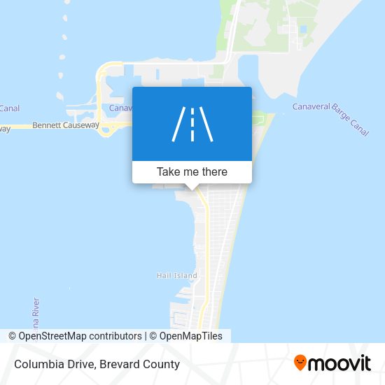 Columbia Drive map
