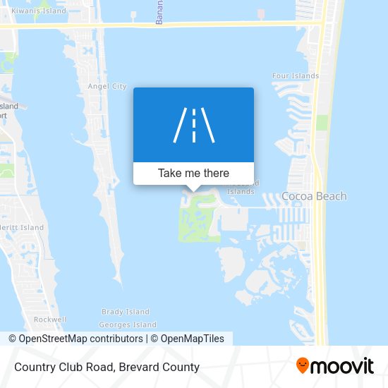 Mapa de Country Club Road