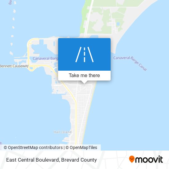Mapa de East Central Boulevard