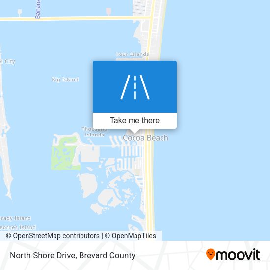North Shore Drive map