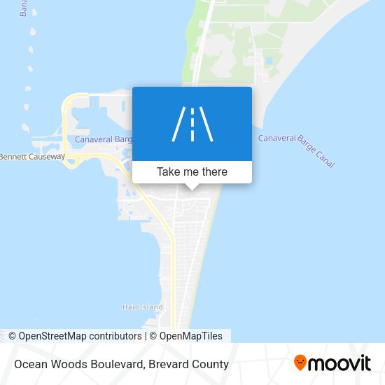 Ocean Woods Boulevard map