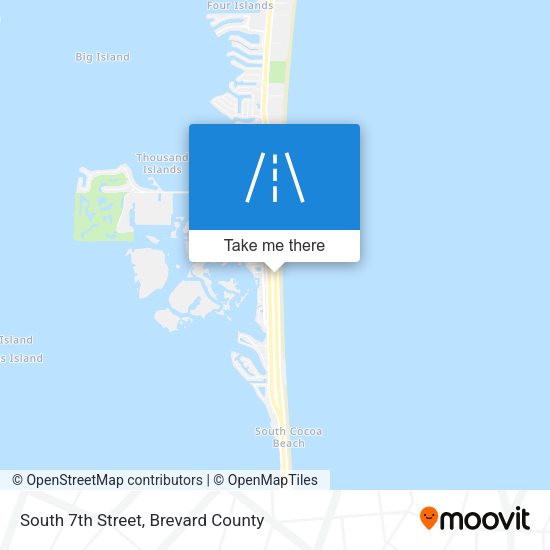 Mapa de South 7th Street