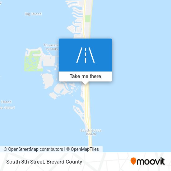 Mapa de South 8th Street