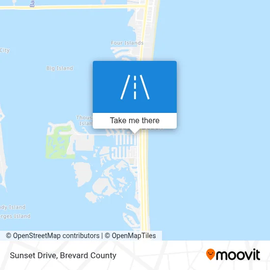 Sunset Drive map