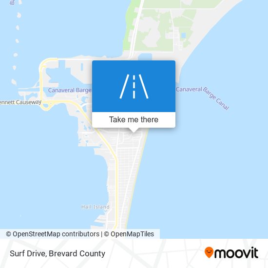 Surf Drive map