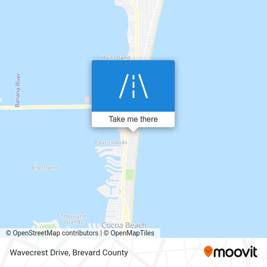 Wavecrest Drive map