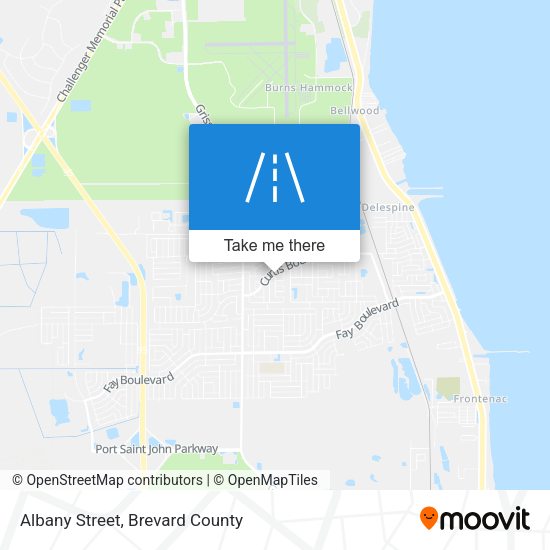 Albany Street map