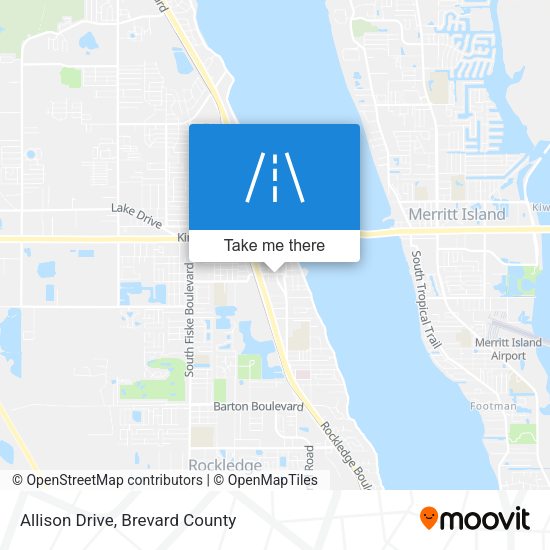 Allison Drive map