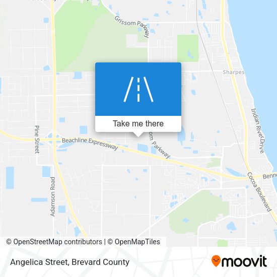 Angelica Street map