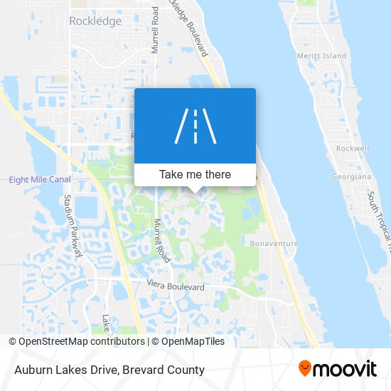 Mapa de Auburn Lakes Drive