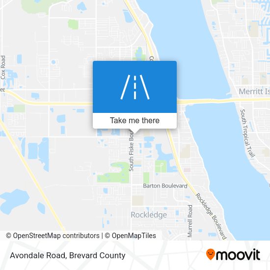 Mapa de Avondale Road