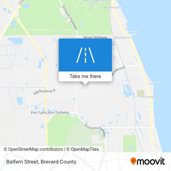 Mapa de Balfern Street