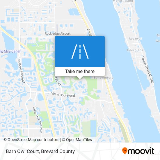 Barn Owl Court map