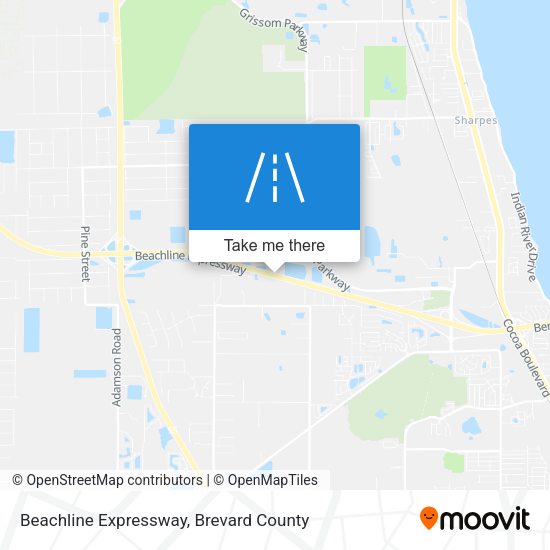 Mapa de Beachline Expressway