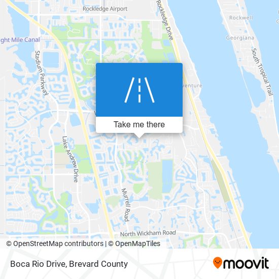 Boca Rio Drive map